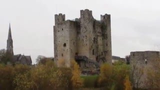 Trim Castle from behind Nov 2015 quotBraveheartquot location Co Meath Ireland [upl. by Atteram]