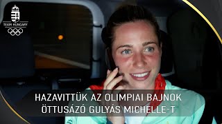 „Ne sírj anyaquot – Hazavittük a faluba az olimpiai bajnok Gulyás Michellet [upl. by Eidnim776]