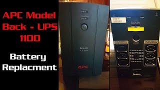 How to Replace battery UPS 1100 \ BX 1400UI \ BX 950UI APC 2018 in Details [upl. by Alurta]