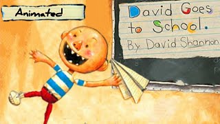 David Goes To School  Animated Childrens Book [upl. by Marguerite]