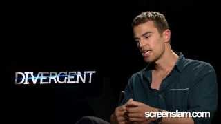 Divergent Exclusive Interview with Theo James  ScreenSlam [upl. by Eilsew]