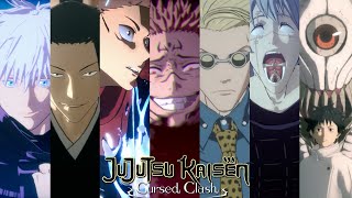 Jujutsu Kaisen Cursed Clash  All Domain Expansions Ultimate amp Team Ultimate Attacks [upl. by Alikahs]