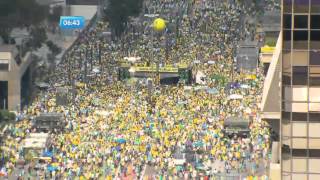 Confira como foram os protestos contra corrupção no Brasil  17082015 [upl. by Ailemaj]