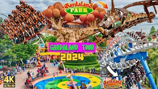 Explore Gardaland 2024 4k 60fps gardaland tour [upl. by Iuq]