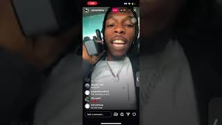 Mblock on instagram live dissing 800Tj and flexing switches chicago chiraq [upl. by Ohcamac]