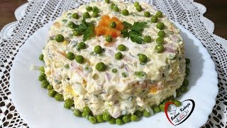 Bakina kuhinja  ruska salata kao prilog pečenju [upl. by Ammeg]