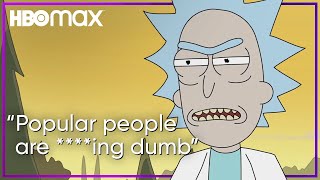 Rick and Morty  Ricks Best Insults  HBO Max [upl. by Cirdek395]