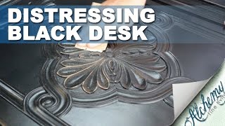 How to Distress painted furniture [upl. by Airetahs928]