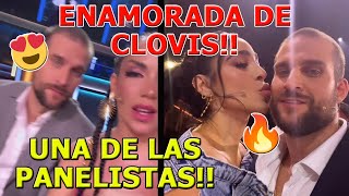 SE ENAMORÓ DE CLOVIS Una de las panelistas  La Casa de los Famosos 4 [upl. by Edik828]