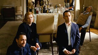 Succession HBO Roy Family  Logan Dinner Singing scene S4E10 [upl. by Kopple]