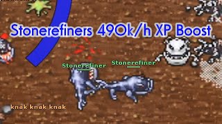 Tibia  Stonerefiner  490kh XP Boost  Venore [upl. by Hyacinthe]