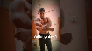 Bulking day 1 viralvideo gymmotivation fitnessmotivason fitness [upl. by Kandace]