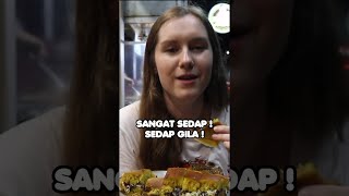 BRITISH GIRL LOVES MARTABAK 😍🇮🇩 [upl. by Ecidna]