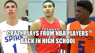 NBA PLAYERS BEST PLAY FROM HIGH SCHOOL [upl. by Baalbeer]