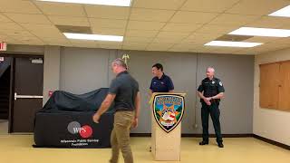 WPS Foundation awards Rewarding Responders grant to Kronenwetter PD [upl. by Nonnerb]