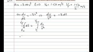 Solution to Resnick Halliday Walker Chapter 2 Problem 55 [upl. by Veronica]