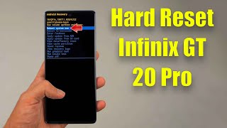 Hard Reset Infinix GT 20 Pro  Factory Reset Remove PatternLockPassword How to Guide [upl. by Hnahym]