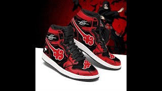 Gear Anime  Itachi Akatsuki Shoes Custom For Fans [upl. by Flemming]