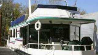 House Boat For Sale Located on the Mississippi River at La Crosse Wisconsin USA [upl. by Arreic]