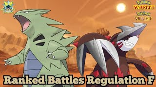 TYRANITAR amp EXCADRILL SAND TEAM Reg F  VGC 2024  Pokemon Scarlet and Violet Ranked Battles [upl. by Moria]