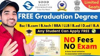 Free Graduation Degree Courses  Rs0 Fees  Any Student Can Apply  Free Courses  Tricky Man [upl. by Imugem]