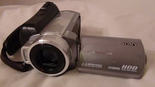 2008 Sony Handycam DCR SR220 Review And Test [upl. by Sianna]