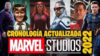 CRONOLOGÍA MARVEL STUDIOS 🚨ACTUALIZADO 2022🚨 ORDEN CORRECTO de las SERIES y PELÍCULAS del UCM 🤯🔥 [upl. by Kruger]