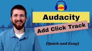 Audacity How to Add a Click Track Tutorial Create Custom Metronome to Record With [upl. by Ainola201]