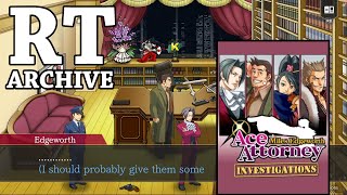 RTGame Streams Ace Attorney Investigations Miles Edgeworth [upl. by Brittain]