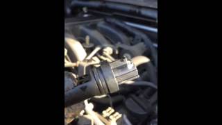 2006 Nissan Frontier P0340 camshaft sensor replacement [upl. by Jsandye]