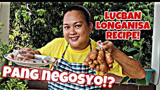 LONGANISANG LUCBAN RECIPE OF MOMMY YE OF JUSTLAFAM [upl. by Angelique397]