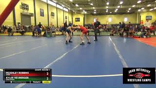 16U 100 McKinley Robbins Iowa Vs Kyler Neuberger Wisconsin [upl. by Kennett]