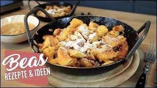 Kaiserschmarrn aus dem Backofen Rezept  Ohne Rosinen mit einfachem Birnenkompott [upl. by Brahear]