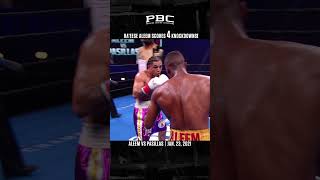 Raeese Aleem Knocks Down Vic Pasillas FOUR TIMES On His Way To a Stoppage Win [upl. by Ynatil614]