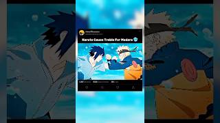 Naruto Cause Treble For Madara shorts naruto anime narutofans narutoshippuden narutoexplained [upl. by Milford]