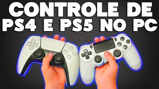 Como configurar CONTROLE de PS4 e PS5 no seu Pc Windows 10 e 11  DS4WINDOWS [upl. by Koetke]