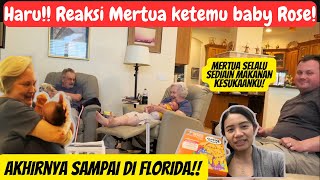 Pertama kali baby Rose ketemu kakek nenek nya Akhirnya sampai juga di Florida [upl. by Victor]