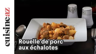 Rouelle de porc aux échalotes [upl. by Ecirtam652]