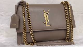 YSL Sunset Medium Dark Beige GHW [upl. by Hoffman]