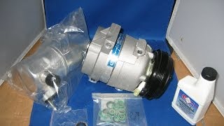 9704 Chevy Chevrolet Corvette 57 Auto AC Compressor Kit Aftermarket Air Conditioning Part Supply [upl. by Bernadine]