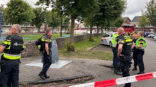 dodelijk schietincident massale inzet hulpdiensten in Dronten voor een dodelijke schietpartij [upl. by Bette]