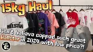 15kg Hellstar TShirt Haul Review from Ninjahype 2024 Weidian Taobao ClothingWhite Purple Pink… [upl. by Ahsaeit]