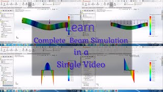 Complete Beam Simulation with Graph Plotting [upl. by Bradney]