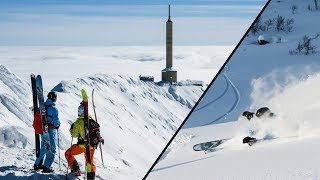 Gaustatoppen Norway  Couloirs amp cruising [upl. by Ainet788]