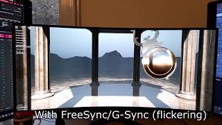 iiyama GMaster GB3466WQSU flickering with FreeSyncGSync [upl. by Seel]