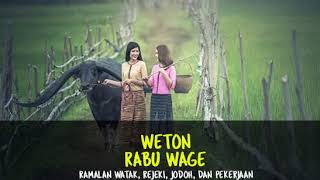 TERUNGKAP Weton Rabu Wage Watak Jodoh Rejeki dan Kecocokan Pekerjaan menurut Primbon [upl. by Ordisy939]