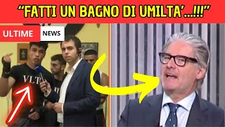 DEL DEBBIO INCREDIBILEAFFRONTA E DISTRUGGE IN DIRETTA TV LIMMIGRATO ARROGANTE E PRESUNTUOSO [upl. by Ogir]