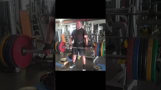 Axle bar deadlift after a long time  up to 518lbs [upl. by Tresa]