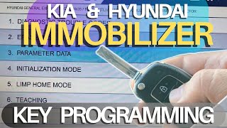 How to Program Keys amp Neutralize Immobilizer on KIA amp Hyundai  Key Teaching  Limp Home Mode [upl. by Urbain777]