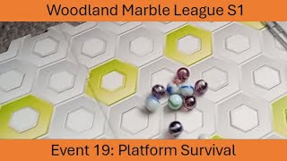 Woodland Marble League S1  Event 19 Platform Survival [upl. by Amelina987]